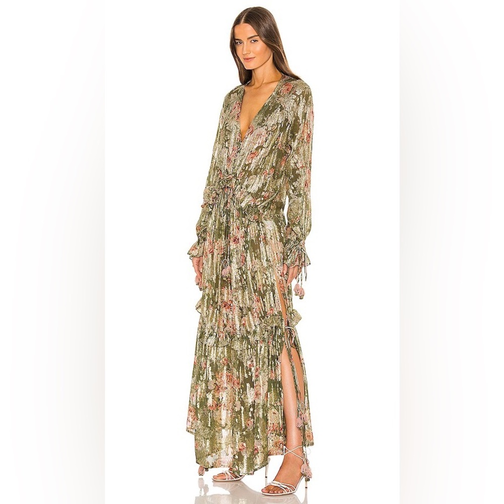 Neem Kaftan HEMANT AND NANDITA in Olive Green